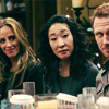 twtd: Teddy/Cristina/Owen at at table being OT3-y (Grey's Anatomy- OT3)