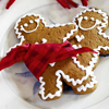 catwalksalone: gingerbread couple tied with ribbon (christmas gingerbread couple)