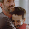 athousandsmiles: House and Alvie embracing, from the end of Broken. (House and Alvie hug)