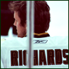 highlander_ii: hockey player Brad Richards&#39; back through the glass around the ice ([hockey] Brad Richards - 2010)