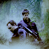 rensreality101: john and rodney in the forest in the fog (foggy boys)