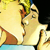 wiltedviolets: Image of Billy Kaplan and Teddy Altman kissing, taken from the Young Avengers comics. (comics - billy/teddy kiss)