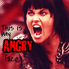 bluefall: this is my angry face. (Angry Xena)