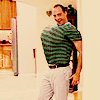 waketosleep: Buster Bluth with a watermelon under his shirt, posed seductively (AD - busty buster)