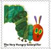 elaineofshalott: Eric Carle's drawing of the Very Hungry Caterpillar, from the children's book of same name. (very hungry caterpillar)