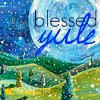 rustydog: art of full moon, valley & snow (blessed yule)
