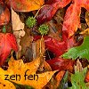 bayleaf: Fall-colored leaves on the ground, Oh my god, i totallly got a tattoo of my icon BY ACCIDENT, didn't I. (Default)