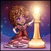 archangelbeth: A cute chibi beside a chess piece. (ChibiQoR)