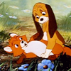 pob: a screencap from the film "the fox and the hound" (copper&tod)