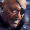 scrollgirl: nick fury in three-quarters profile close-up (marvel fury)