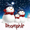 dhamphir: (dhamphir snowman)