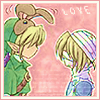 lady_noremon: Sheik facing Link who is wearing the bunny hood. (Shink love :D)