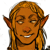 tumbler: [smile] [sly] (wynnes bossom!!)