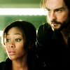 sally_maria: Ichabod looking over Abbie's shoulder. (Sleepy Hollow)