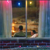 onthehill: Sam & Dean from Supernatural, in a hotel room with Xmas lights (Xmas)