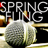 pennyplainknits: picture of a mic and the words spring fling (spring fling)