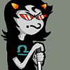 pob: Terezi from Homestuck makes a funny face (>:?)