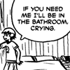 umadoshi: (Scott Pilgrim crying in the bathroom)