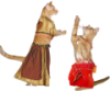 lady_myfanwy: (cats belly dancing)