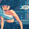 radioactivepiss: Cassandra Cain in bandages glaring ([Batgirl] get it)