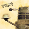 silveronthetree: Dalek bearing a cup of tea (dw:time for tea)