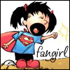 scrollgirl: lara kent, text: fangirl (dcu fangirl scrollgirl)