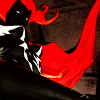 radioactivepiss: Batwoman from below in silhouette ([Batwoman] danger)