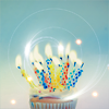gossymer: (* birthday - candles on cupcake)