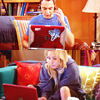 gossymer: (* geek - penny & sheldon - laptops)