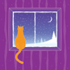 marcicat: (cat in snowy window)