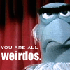 marginaliana: Sam Eagle - "You are all weirdos." (Muppets - You are all weirdos)