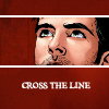 sansets: Picture of Jason Todd from Red Hood: Lost Days with text "Cross the Line." (Jason - morals)