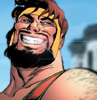 twomasks: Herc Smile (Gleam)