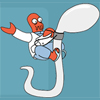 oxfordtweed: Dr Zoidberg riding a giant sperm (Futurama - Zoidberg)