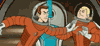 oxfordtweed: Hank and Dean Venture shoving one another in turn (Hank and Dean - push fight)