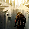 nano_moose: Spec Ops: The Line. Cpt. Walker stands over a fault in the road, watching sand tumble into blackness. ([L] lines in the sand)