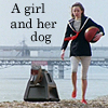 icepixie: ([DW] Romana and K-9 at the beach)