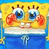 inevitableentresol: Cartoon character Spongebob Squarepants smiling widely (Spongebob Sweetcheeks)