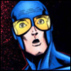speedingtortoise: Blue Beetle :0 face (Ted Kord :O)