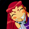 syntaxofthings: Starfire from Teen Titans looking silly. ([Teen Titans] Starfire smiling)