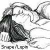 lore: Snape laying in Remus' arms (Lupin/Snape - Held)