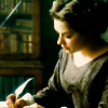 shallowness: Margaret Hale of North and South adaptation sitting at desk writing (Margaret North and South writing)