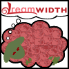 willow: A sheep with green head and feet, with raspberry body. (DeeWee: Sheepberry Sheep)