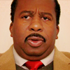 athousandsmiles: Stanley from The Office, looking perplexed. (Stanley's perplexed face)