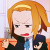 laceblade: Ritsu of K-ON!, explicating while irritated (K-ON: Ritsu AGH)