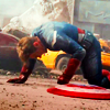 assembles: injured, fight, down, shield, uniform (stay right there steve)