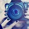 xoxomarina: ({ girl } » blue camera)