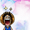 naye: luffy looking at something with sparkles of awe (sparkle)