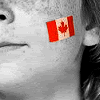 tei: Canadain flag on face! (Misc: Canada)