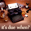 rhi: Typewriter.  "Writing is good for the soul." (writing challenge)